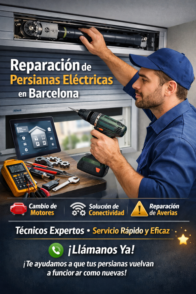 reparación persianas eléctricas Barcelona