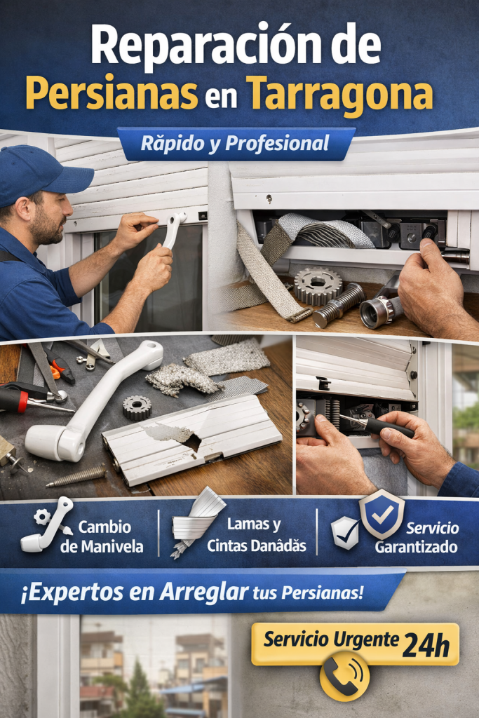 reparacion persianas de manivela tarragona