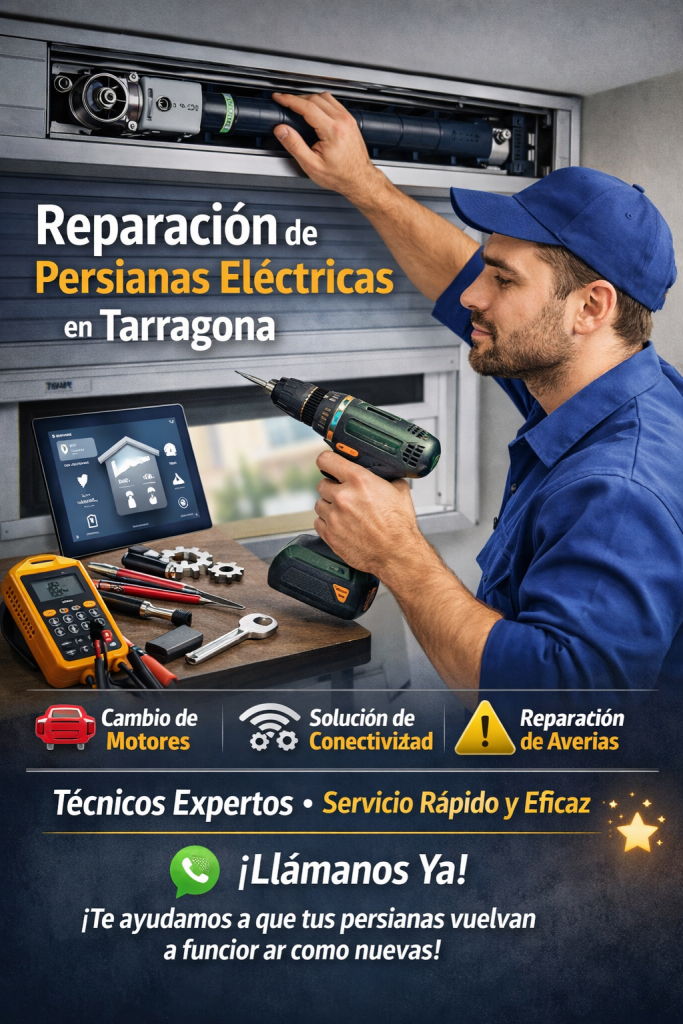 reparación persianas eléctricas Tarragona