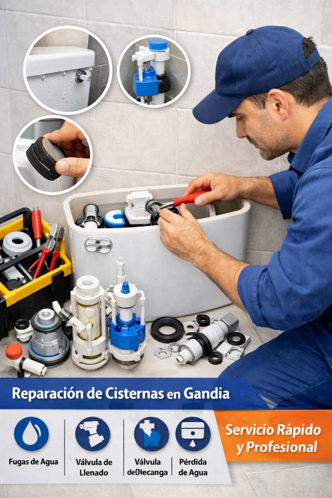 reparación de cisternas en Gandía